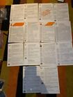 Lot of London Transport Bus timetables dating from 1970s/80s Batch 6 many routes