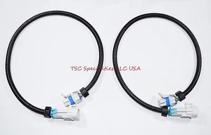 2- LS1 LS2 04-06 GTO CTS-V Corvette 24" O2 Oxygen Sensor Header Extension Wire - Picture 1 of 4
