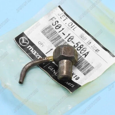 FS01-10-580A Original OEM Mazda 626 MX-6 Protégé 5 Motor Jet Oil Boquilla de Pulverización Foto 1 de 4