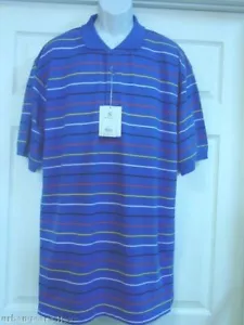 Camisa para hombre Royal Blue Stripe totalmente nueva - Imagen 1 de 1