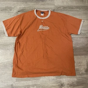 Vintage Nike Texas Longhorns Center Swoosh Kurzarm Shirt Gr. XXL - Bild 1 von 4