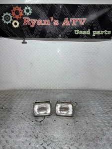1994 SUZUKI KING QUAD 300 LTF4WDX FRONT HEAD LIGHT LAMP HEADLIGHTS SET - Picture 1 of 7