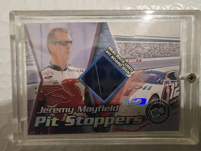 Jeremy Mayfield 2000 Pit Stoppers Race-Used PP Trackside PS 10/13 Numbered Card - Image 1 of 2
