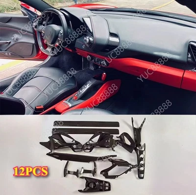 Replace Dry Carbon Fiber Inner Decoration Full Trim For Ferrari 488 GTB Spider - Image 1 of 4