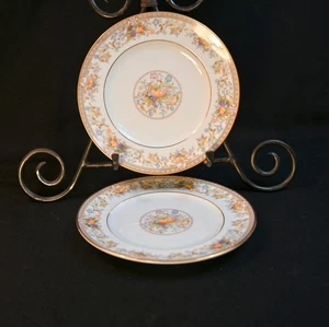 Noritake Ireland 2 Teller Brot & Butter Dessert Ernte #2770 Obst 1977-85 - Bild 1 von 14