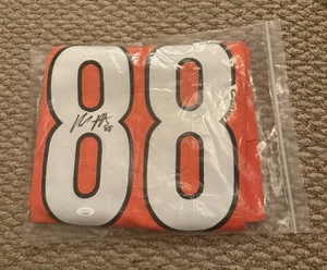 HAYDEN HURST Autographed/Signed Custom Cincinnati Bengals Jersey w/ COA SEWN - Picture 1 of 5