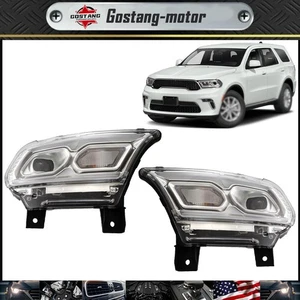 Headlight For Dodge Durango 2021 2022 2023 LED W/ Halogen Signal Right&Left Side - Picture 1 of 12