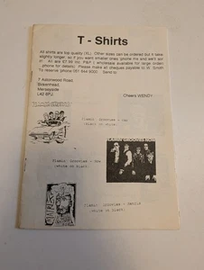 T Shirts: 90er Jahre Punk/New Wave/Hardcore etc Versandhandel Katalog - Bild 1 von 3