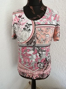 T-Shirt Sommer Leicht Gerry Weber Edition Bunt Gr. M-L s.gt.Zstd. - Bild 1 von 8