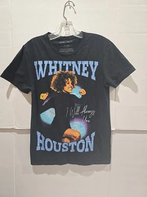 Whitney Houston Shirt White Size Extra Small Singer Concert Vintage Cotton - Image 1 of 4