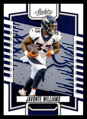 2023 Panini Absolute - Javonte Williams #54 - Image 1 of 2