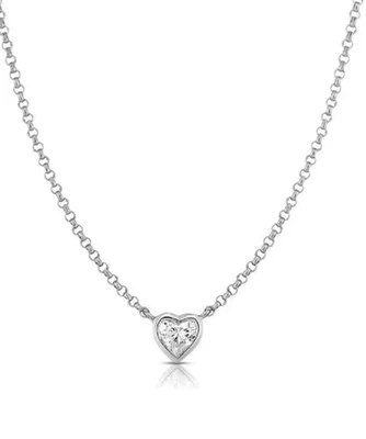 Collana Donna LIU JO LUXURY pendente CUORE Collezione ESSENTIAL in Acciaio Silve - Immagine 1 di 2