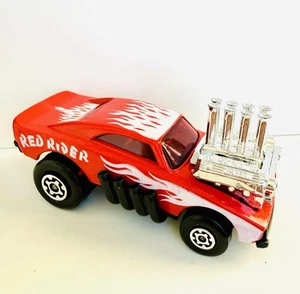Matchbox Superfast Red Rider 1972 Dodge Charger Mopar Diecast Toy Car Camaro - Picture 1 of 6