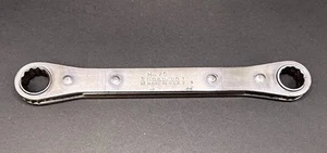 Snap On Double Box End Ratcheting Wrench No. 75 Vintage 9/16" x 1/2" 12pt - Picture 1 of 11