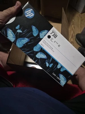 HP - 738 Negro - 300 ml - Cartucho de tinta Flex Tech - 4/2027 - Nuevo/Sellado Foto 1 de 3