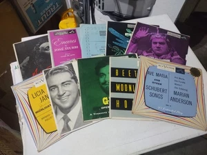 10 RCA VICTOR VINYL 45 EPS CLASSICAL & OPERA BEETHOVEN, AVE MARIA, STRAUSS - Picture 1 of 11