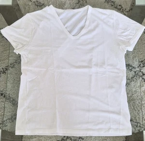 Gr.M Prada Basic T-Shirt Baumwolle Weiss - Bild 1 von 10