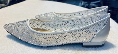 全新 Sparkly Flats By BETSEY JOHNSON - 9 M 码 — 第 1/4 张图片