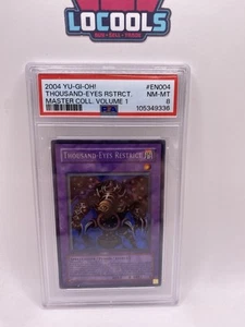 YuGiOh Thousand-Eyes Restrict MC1 EN004 Master Collection Volume 1 PSA 8 Limited - Bild 1 von 2