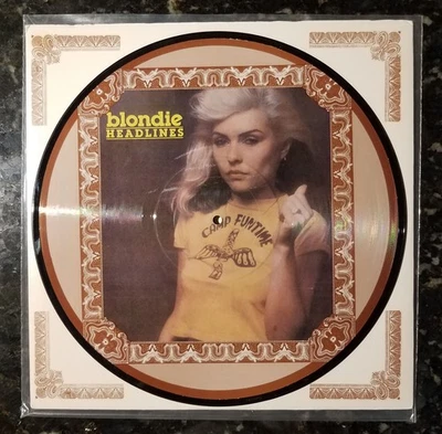 Blondie Rare 1978 PICTURE DISC Headlines LP Boston 1978 EX++/NM - Image 1 of 4