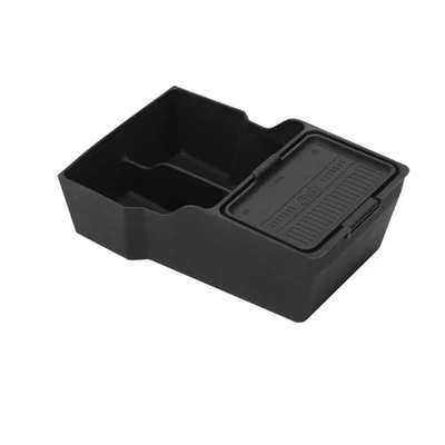 Center Console Organizer Crack-Resistant Construction Custom Fit For Tesla - Image 1 of 4