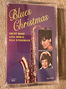Blues Christmas Cassette Count Basie Lena Horne Ella Fitzgerald 1991 - Picture 1 of 8