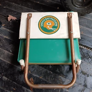Vintage NFL GREEN BAY PACKERS Folding Stadium Seat Chair - Picture 1 of 2