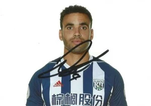 WEST BROM & WALES: HAL ROBSON-KANU SIGNED 6x4 PORTRAIT PHOTO+COA - Picture 1 of 1