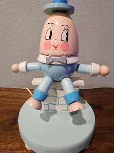 Vintage Humpty Dumpty Rhyme Child's Lamp - Underwriter Laboratories - Picture 1 of 7