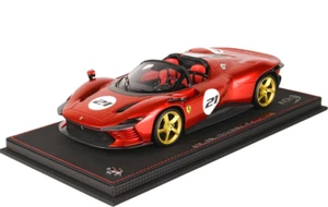 BBR 1:18 Ferrari Daytona SP3 Icona Rosso Magma # 21 mit Vitrine limited 24 Stück - Picture 1 of 3