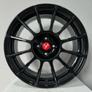 KIT 4 CERCHI FIAT 500/595 ABARTH SS LEGA 7,0J17 4X98 35 58,10 GLOSS BLACK - Imagen 1 de 3