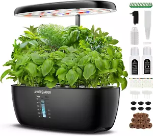 Indoor Hydroponics Growing System - 12 Pods Plant Germination Kit with LED Light - Picture 1 of 12