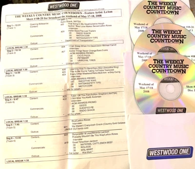 5/17/08 WEEKLY COUNTRY 3 HR TOP 30  COUNTDOWN, TAYLOR SWIFT #3 'PICTURE TO BURN' - Image 1 of 3