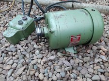 Wadkin 1 HP Electric motor Three phase