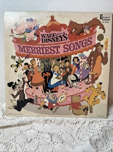 Walt Disney's Merriest Songs LP Vinyl Record 1968 DL-3510 Disneyland  - Picture 1 of 6