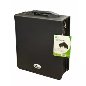 1 x 240 Capacidad PU CD DVD Billetera Porta Estuche Porta Bolsa Almacenamiento Anillo Carpeta - Imagen 1 de 3