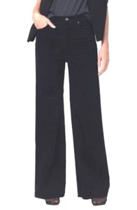 Pantalones Citizens Of Humanity Paloma holgados de pana negros cintura alta pierna ancha 25 - Imagen 1 de 17