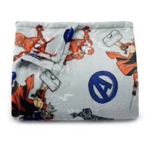 The Big One Oversized Marvel Characters Plush Avengers Throw Blanket, 5 x 6 - Picture 1 of 9
