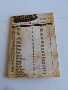 2005 WizKids Pirates of the Spanish Main CSG Master Checklist new unused - Picture 1 of 4