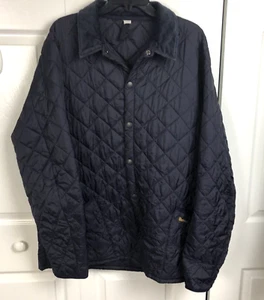 Barbour Quilted Barn Jacket Mens Heritage Liddesdale Navy Lux Wear Size XXL - Picture 1 of 17