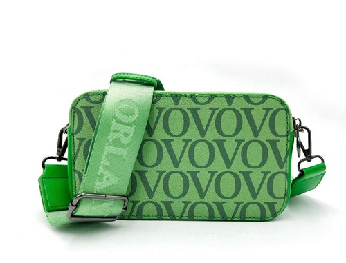 Valentino Orlandi Borsa a tracolla per fotocamera verde