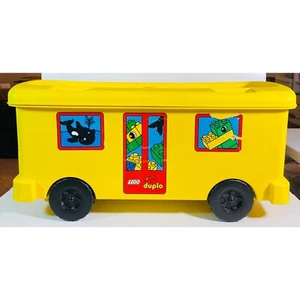 350+ Stück Lego Duplo Lot Minifiguren Fahrzeuge Tiere im Tier Schulbus 2581 - Bild 1 von 21