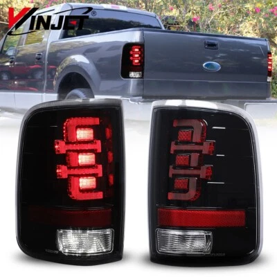 For 2004 2005 2006 2007 2008 Ford F150 F-150 Styleside Rear LED Tail Lights Pair - Image 1 of 4