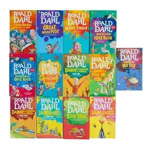 Roald Dahl Book Set Bundle of 13 Paperback Children's Adventure Stories VGC - Picture 1 of 3