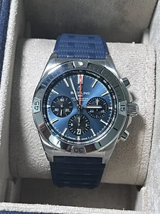 New Breitling Chronomat B01 42MM Men's Watch Chronograph Pilot AB0134101C1S1 - Picture 1 of 13