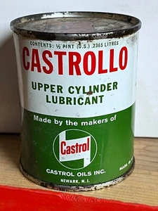 Vintage CASTROLLO OBERER ZYLINDER SCHMIERMITTEL 1/2 Pint CASTROL ÖLE - NOS - Bild 1 von 4