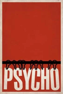 Póster de película - Psicosis, arte antiguo moderno mínimo retro, 3 tamaños - Imagen 1 de 20