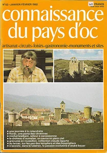 CONNAISSANCE du PAYS d'OC N° 53 = CALENDRETA + FLORAC + RELIEUR + TEMPLIERS - Imagen 1 de 3