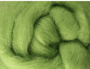 Ashford Wheels & Looms Corriedale Wool Silver 043 Lime 1.005kg New Zealand
