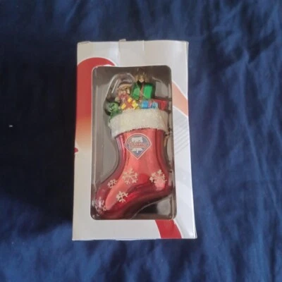 Forever Collectibles Philadelphia Phillies Team Stocking Blown Glass Ornament - Image 1 of 4